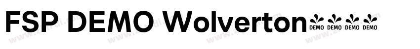 FSP DEMO Wolverton字体转换 FSP DEMO Wolverton字体转换